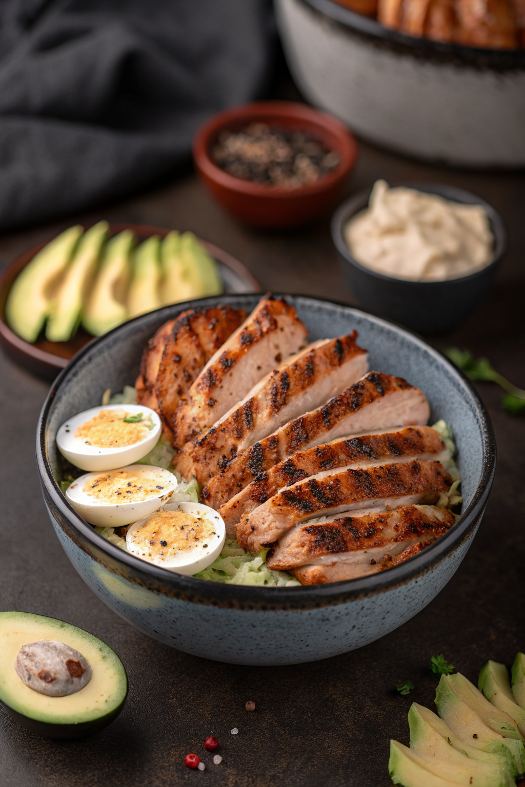 Paleo Grilled Chicken Cobb Salad