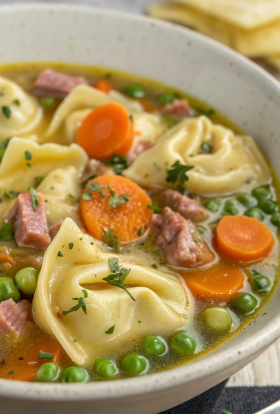 Sausage Tortellini Soup with Spinach Recipe