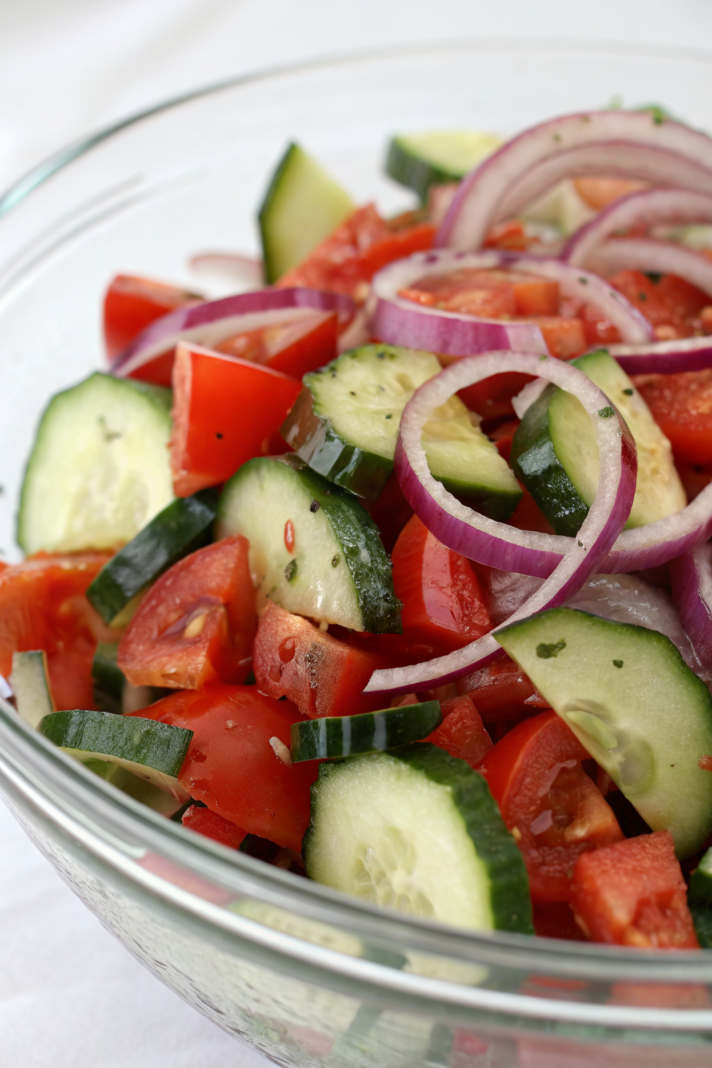 Spiced Cucumber Onion and Tomato Salad Recipe