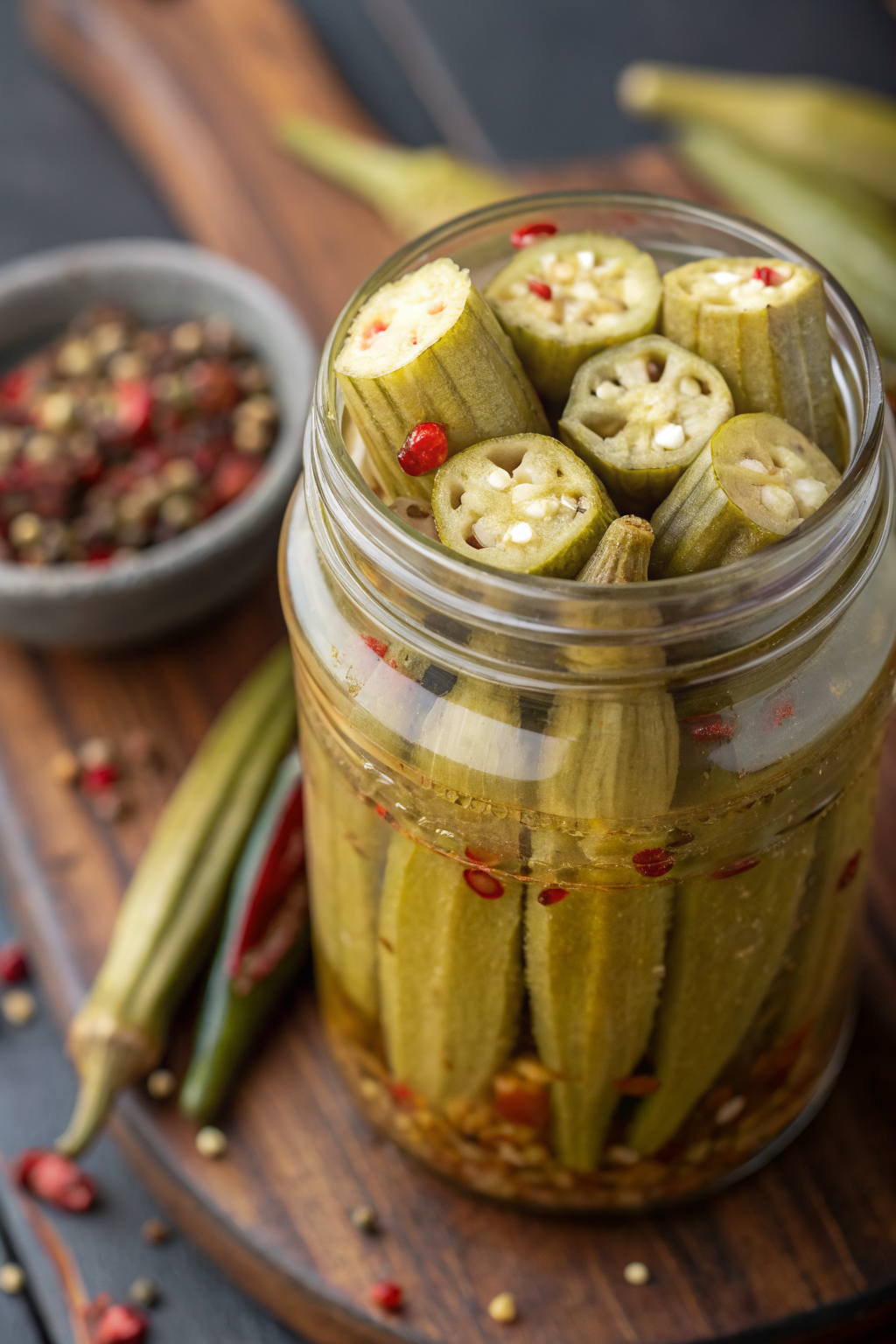Spicy Pickled Okra Recipe