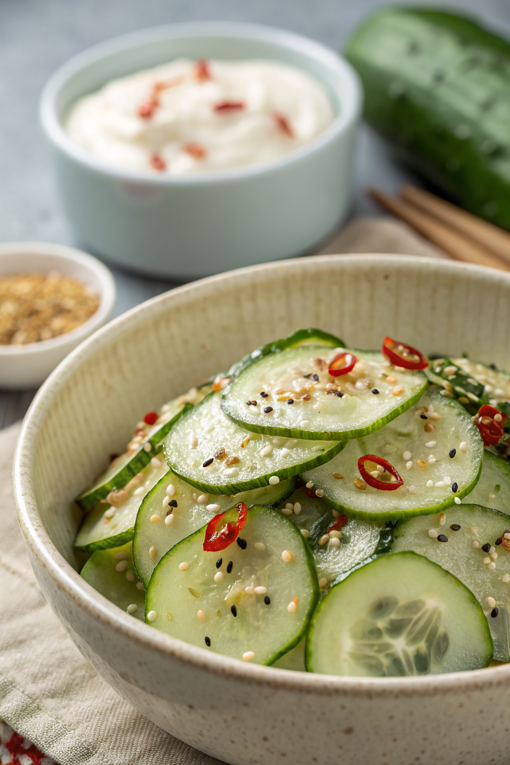 Tasty Asian Cucumber Salad Recipe