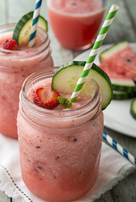 Watermelon Cucumber Smoothie Recipe