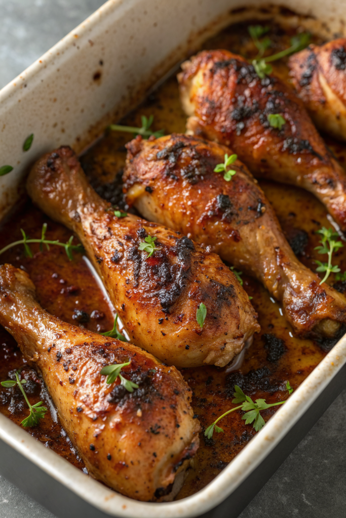 Baked Chicken Legs with Marinade