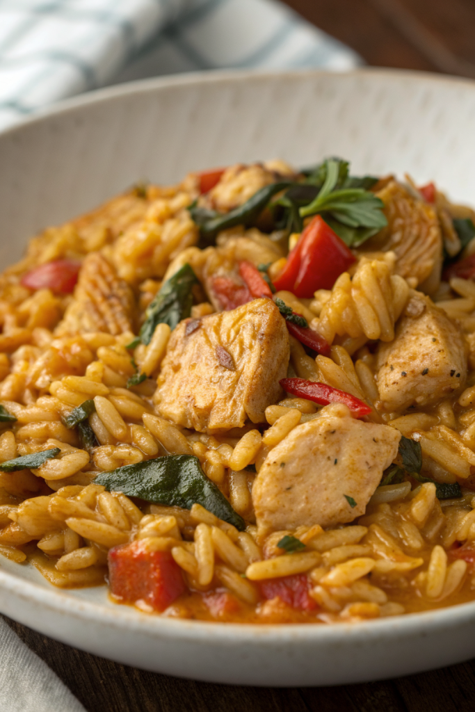 Cajun Chicken Orzo Recipe