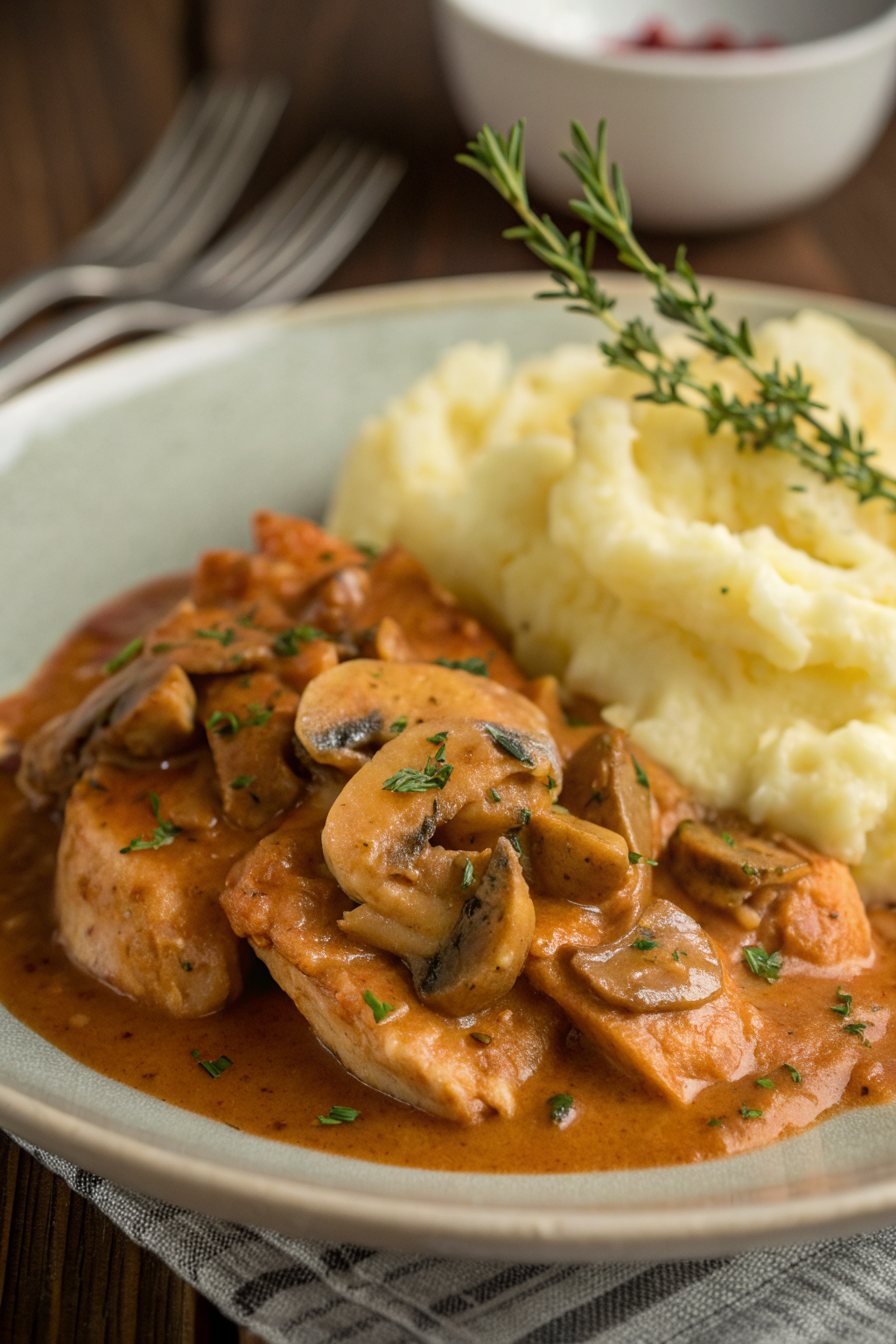 Chicken in Mushroom sauce Recipe