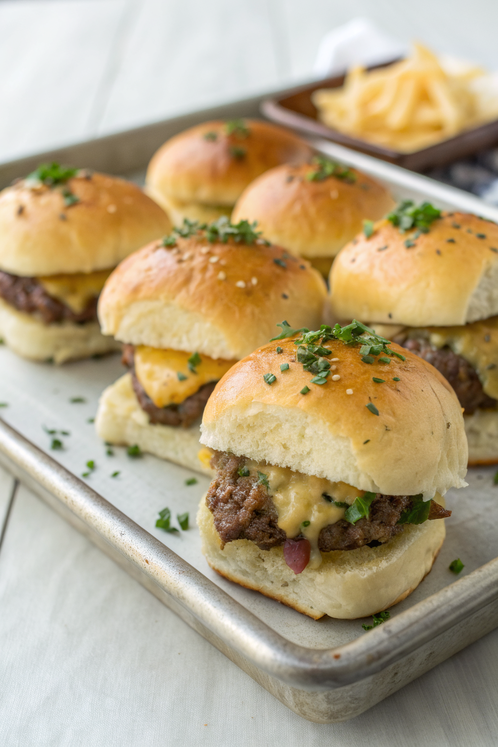 Classic Cheeseburger Game Day Sliders Recipe