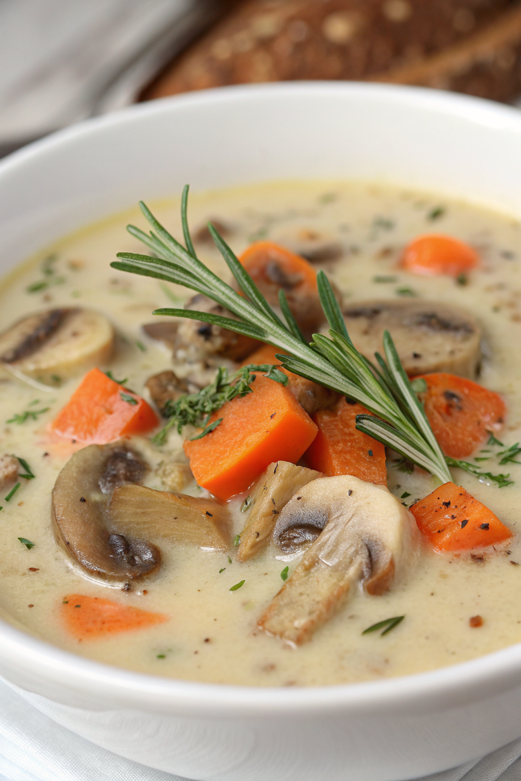 Creamy Chicken And Mushroom Soup Recipe