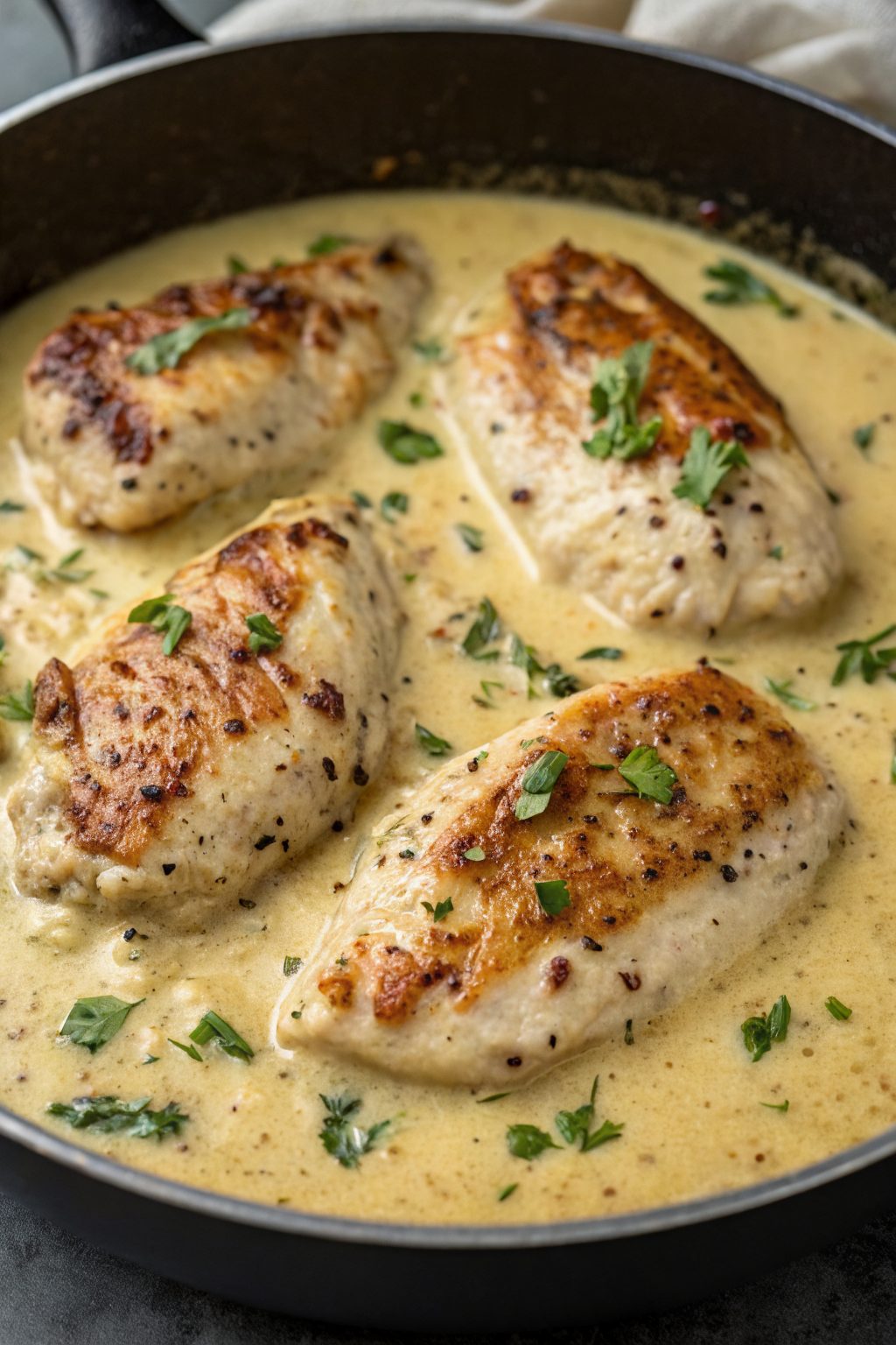 Creamy Garlic Parmesan Chicken Recipe
