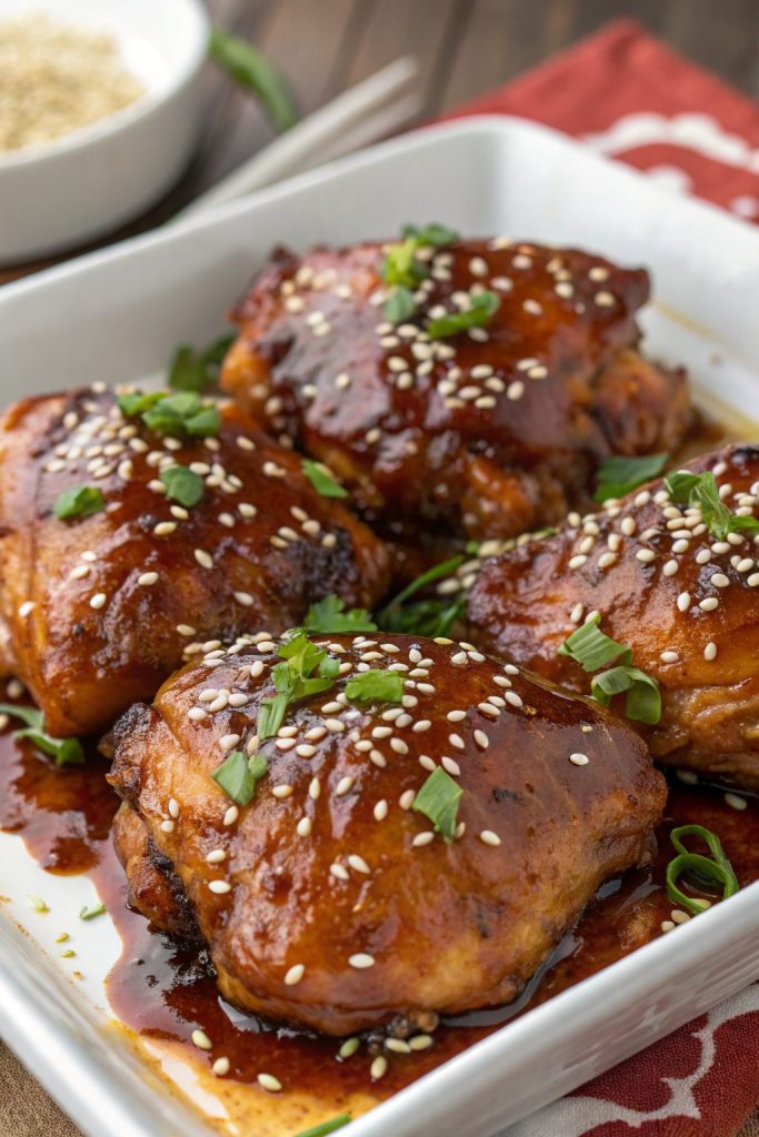 Crispy Hoisin Chicken Thighs Recipe