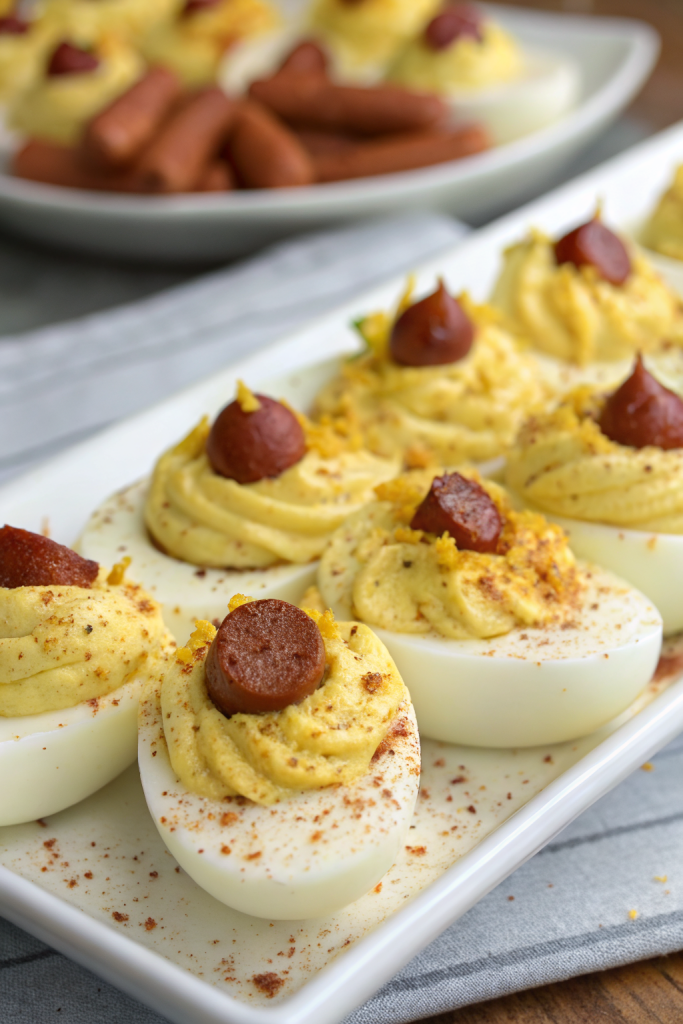 Deviled Eggs Hot Dogs Recipe