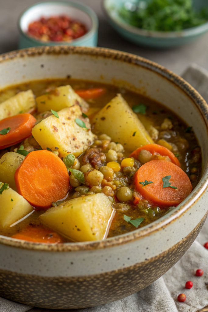 Easy Lentil Potato Soup Recipe
