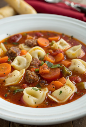 Healthy Tortellini Soup Recipe