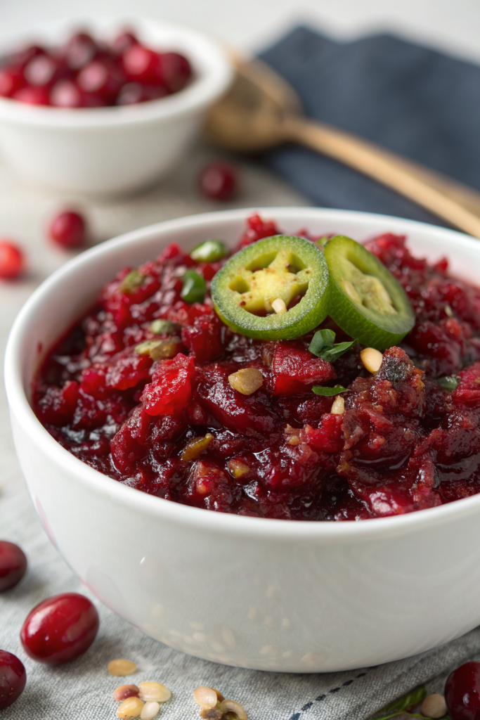 Homemade Cranberry Jalapeño Jam Recipe