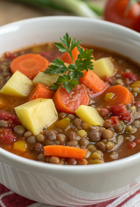 Mediterranean Lentil Soup Recipe