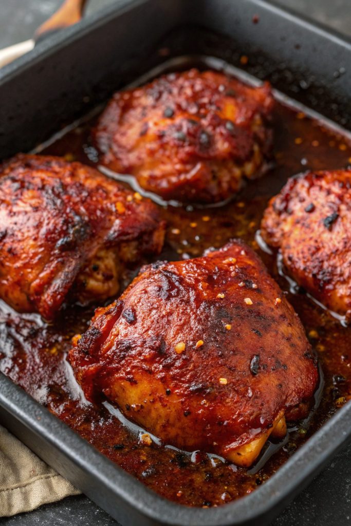 Oven Baked Boneless Skinless Chicken Thighs Recipe