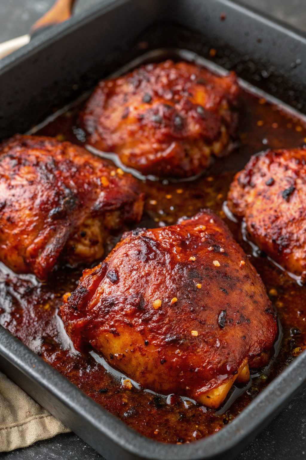 Oven Baked Boneless Skinless Chicken Thighs Recipe