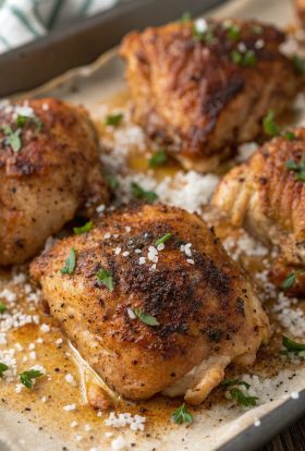 Oven Baked Chicken Thighs Recipe