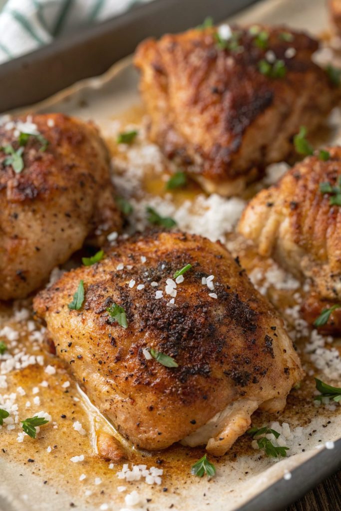 Oven Baked Chicken Thighs Recipe