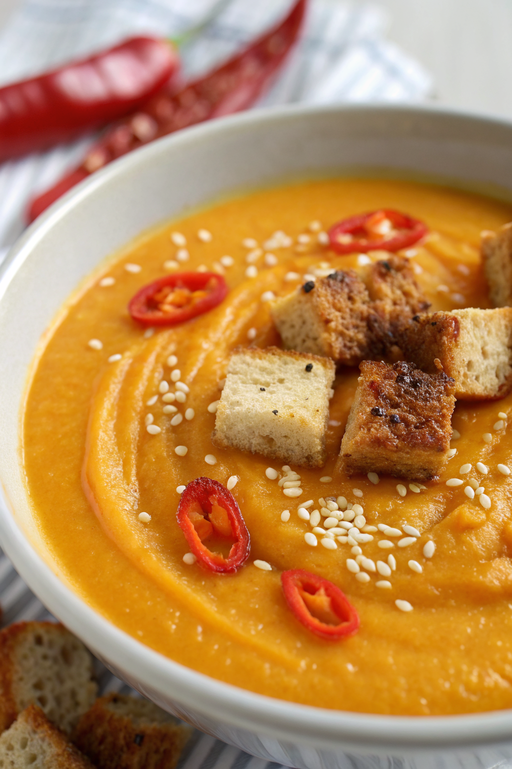 Roast Carrot Soup Recipe