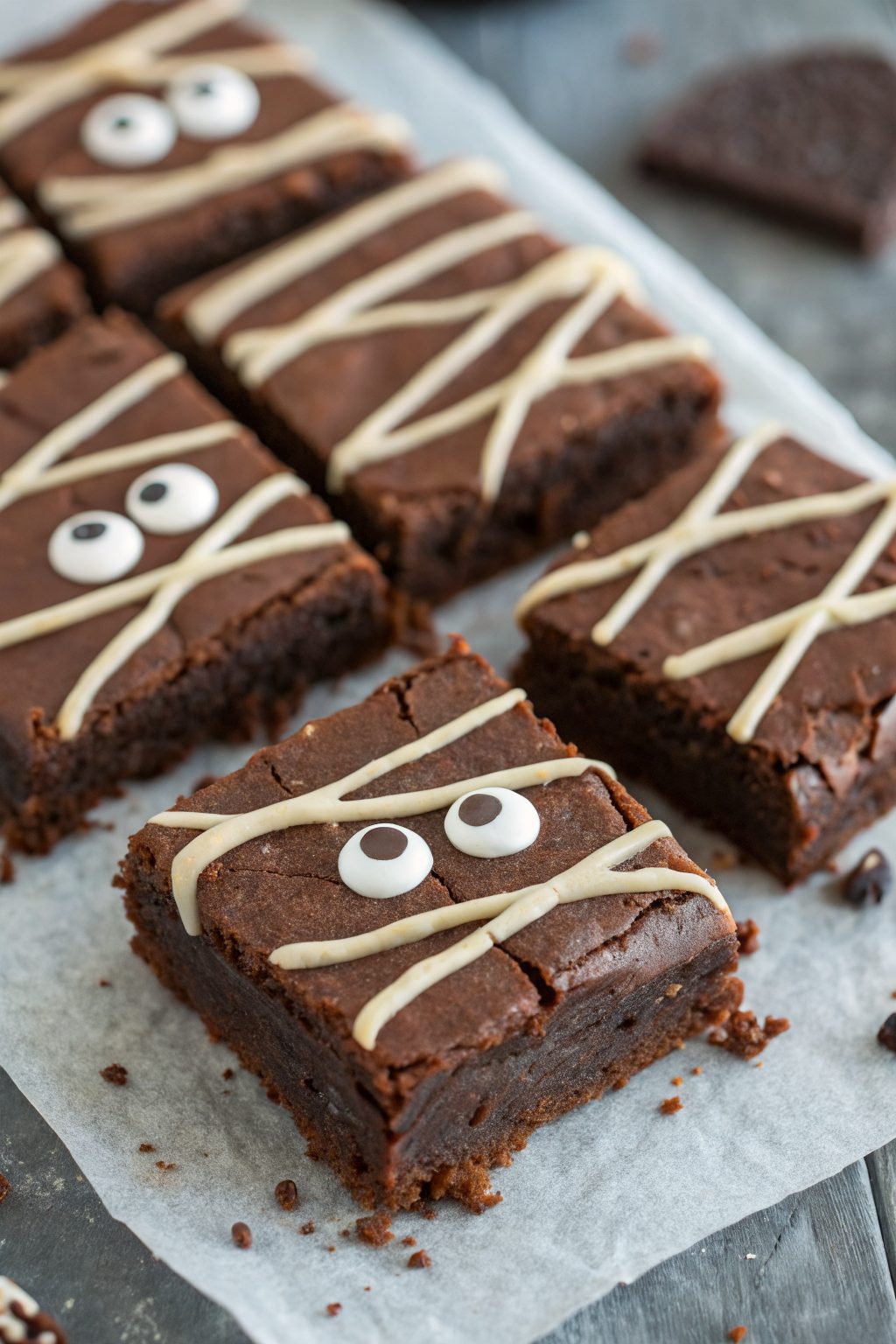Spooky Mummy Brownies Recipe