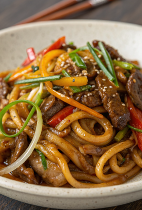 Beef Udon Noodles Recipe