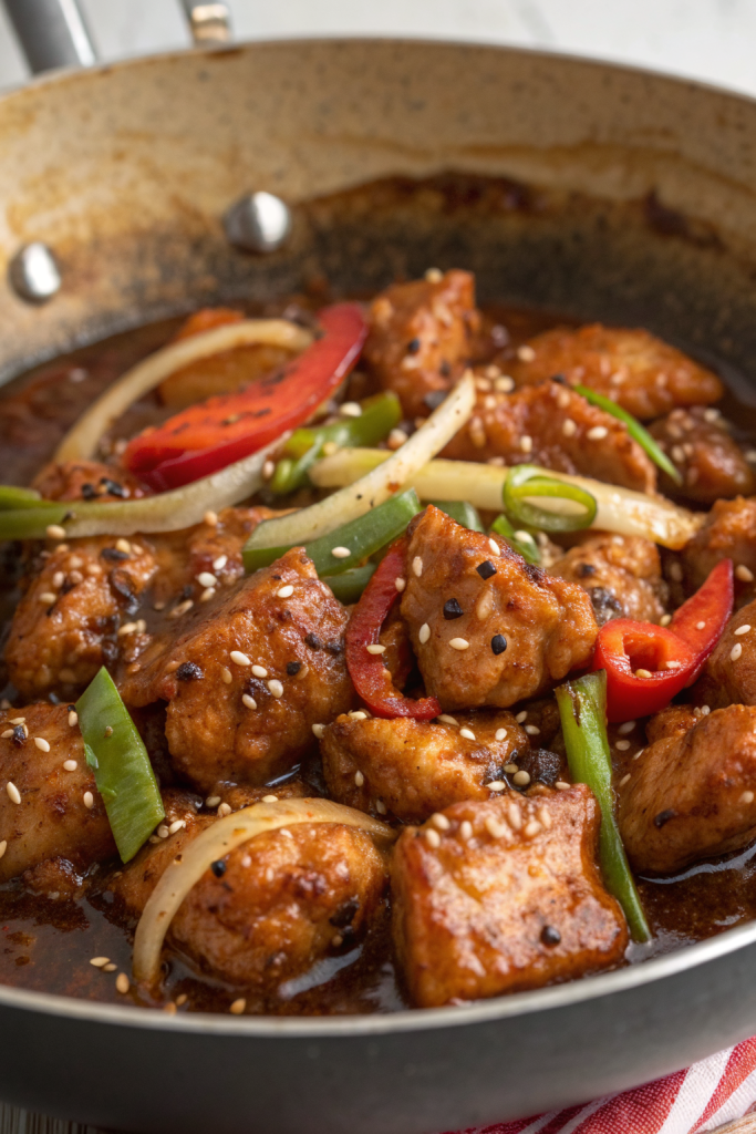Black Pepper Chicken Stir-Fry Recipe