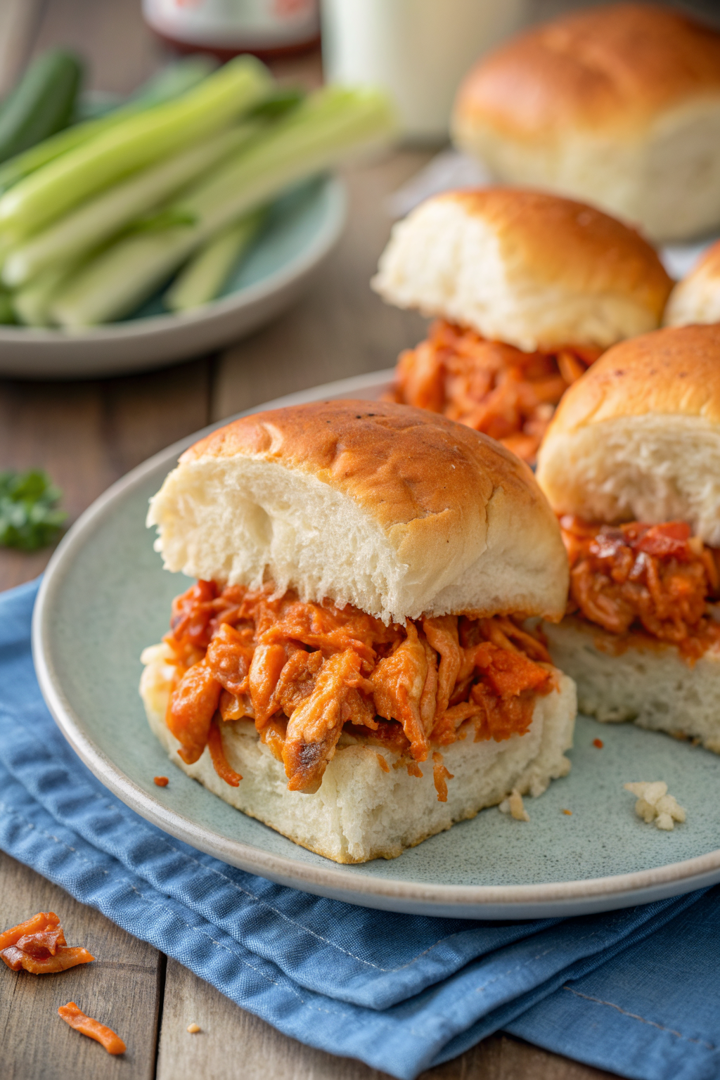 Buffalo Chicken Sliders Recipe