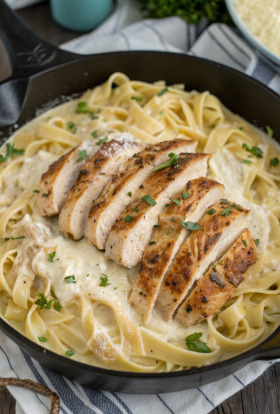 Chicken Fettuccine Alfredo Recipe