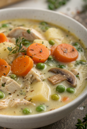 Chicken Pot Pie Soup Recipe