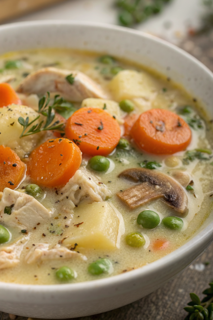 Chicken Pot Pie Soup Recipe