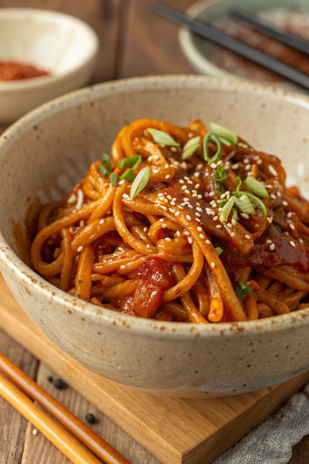 Chilli Garlic Udon Recipe