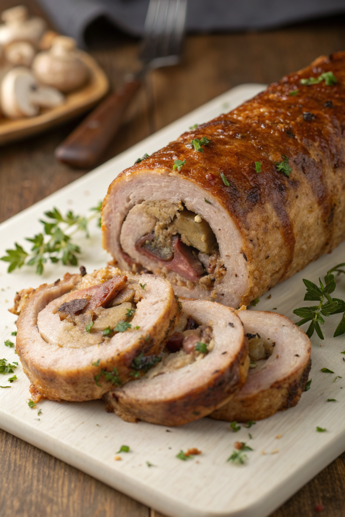 Cranberry Stuffed Turkey Breast Recipe