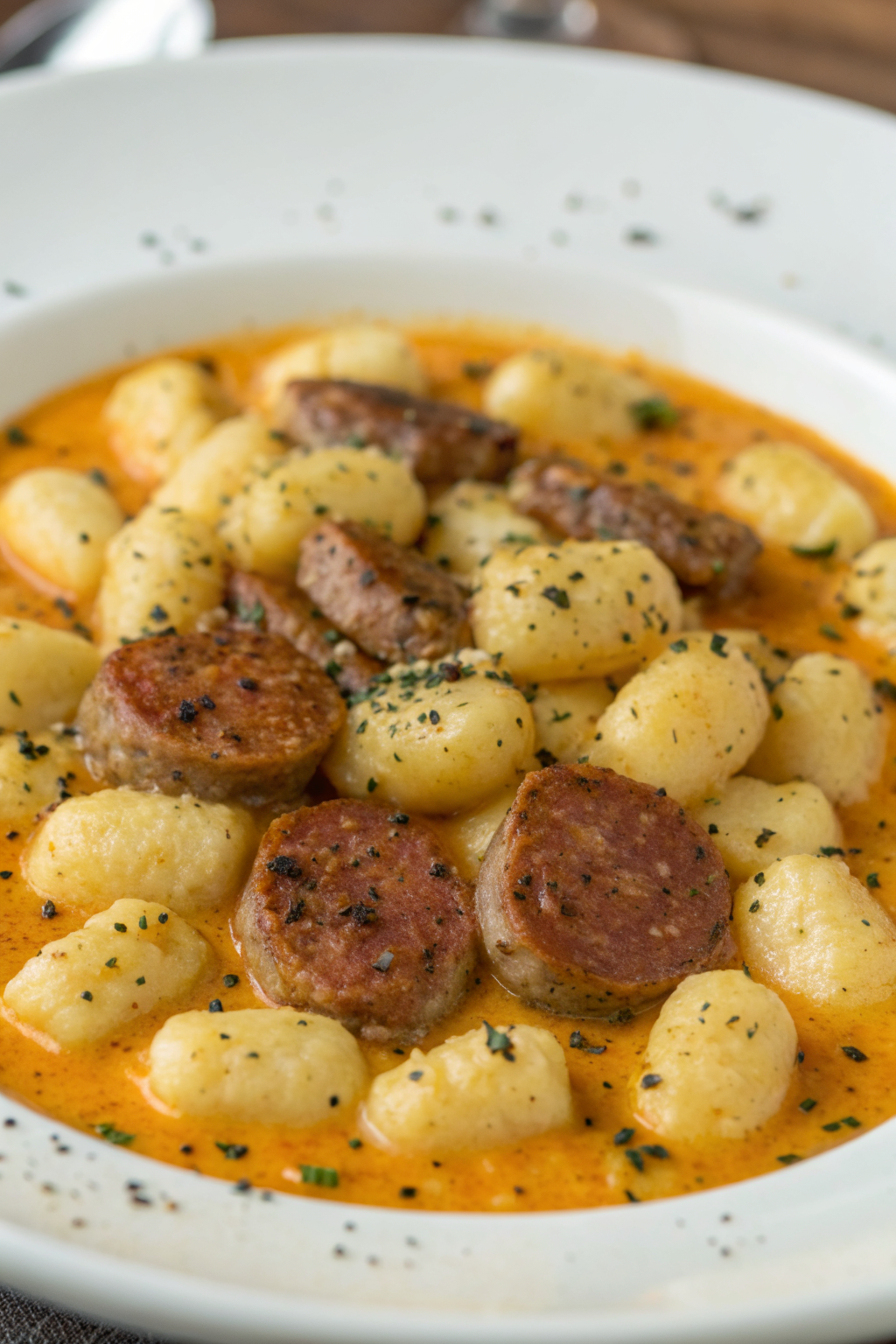 Creamy Butternut Squash Gnocchi Sausage Thyme and Sage