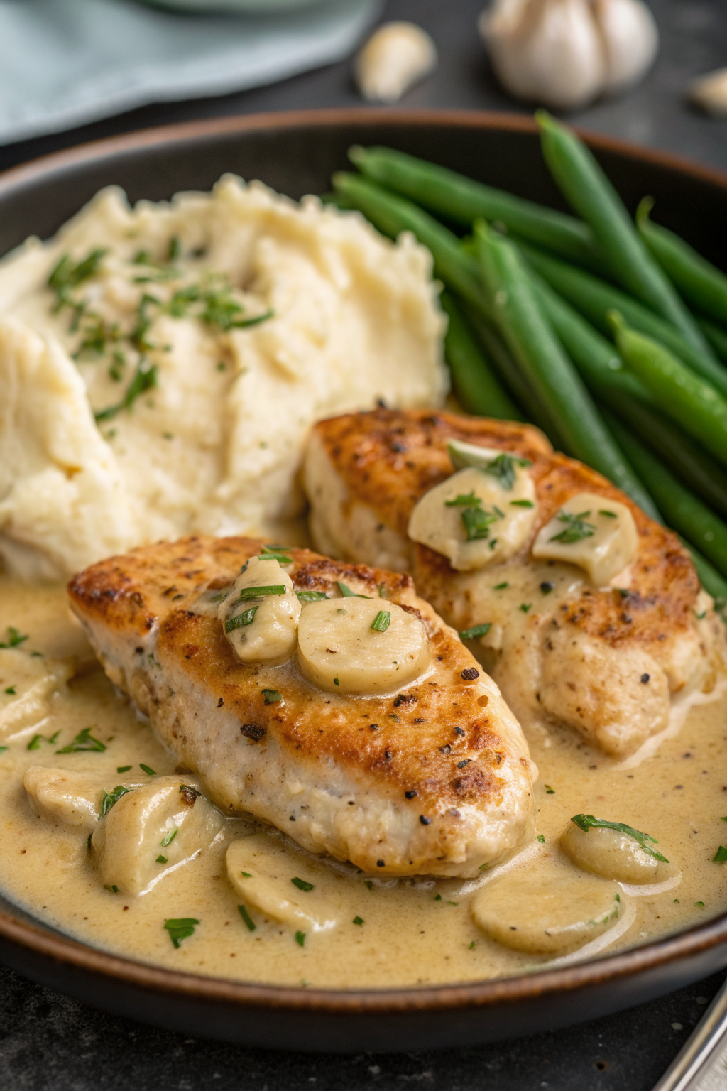 Creamy Garlic Chicken Recipe