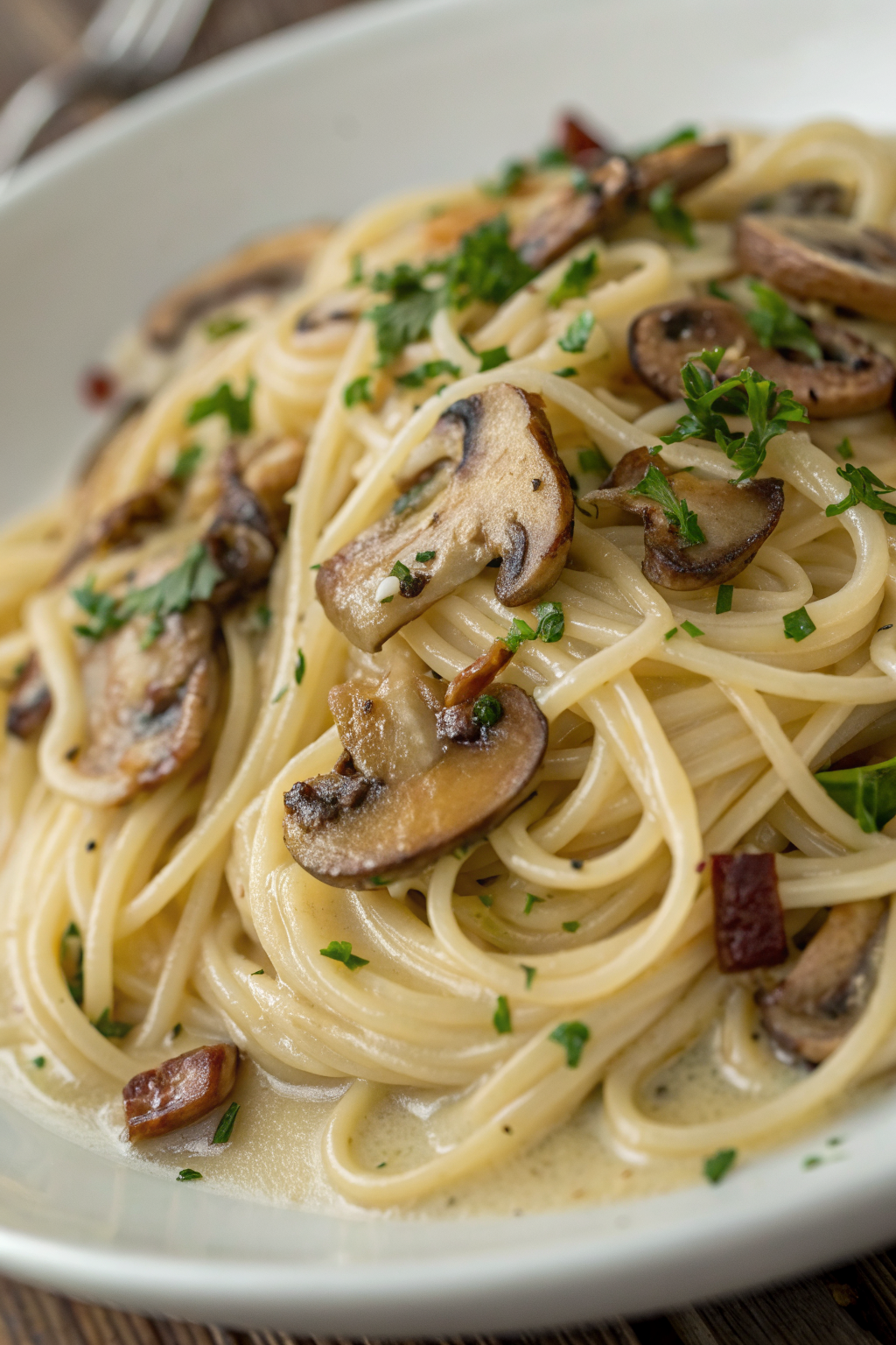 Creamy Mushroom Udon Recipe