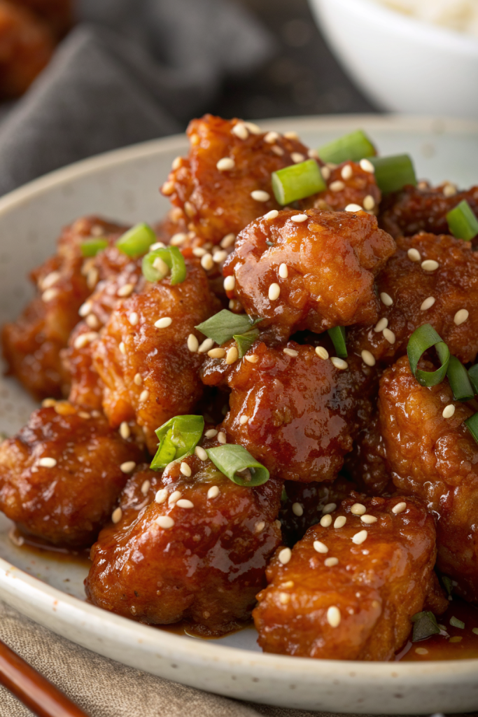 Crispy Chinese Honey Garlic Chicken Recipe