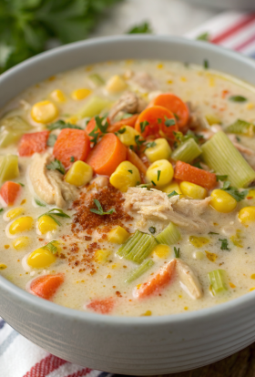 Crockpot Chicken Corn Chowder Recipe
