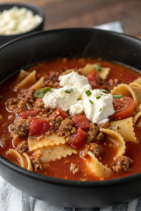 Crockpot Lasagna Soup Recipe