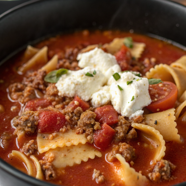 Crockpot Lasagna Soup Recipe