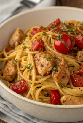 Honey Pepper Chicken Pasta Recipe