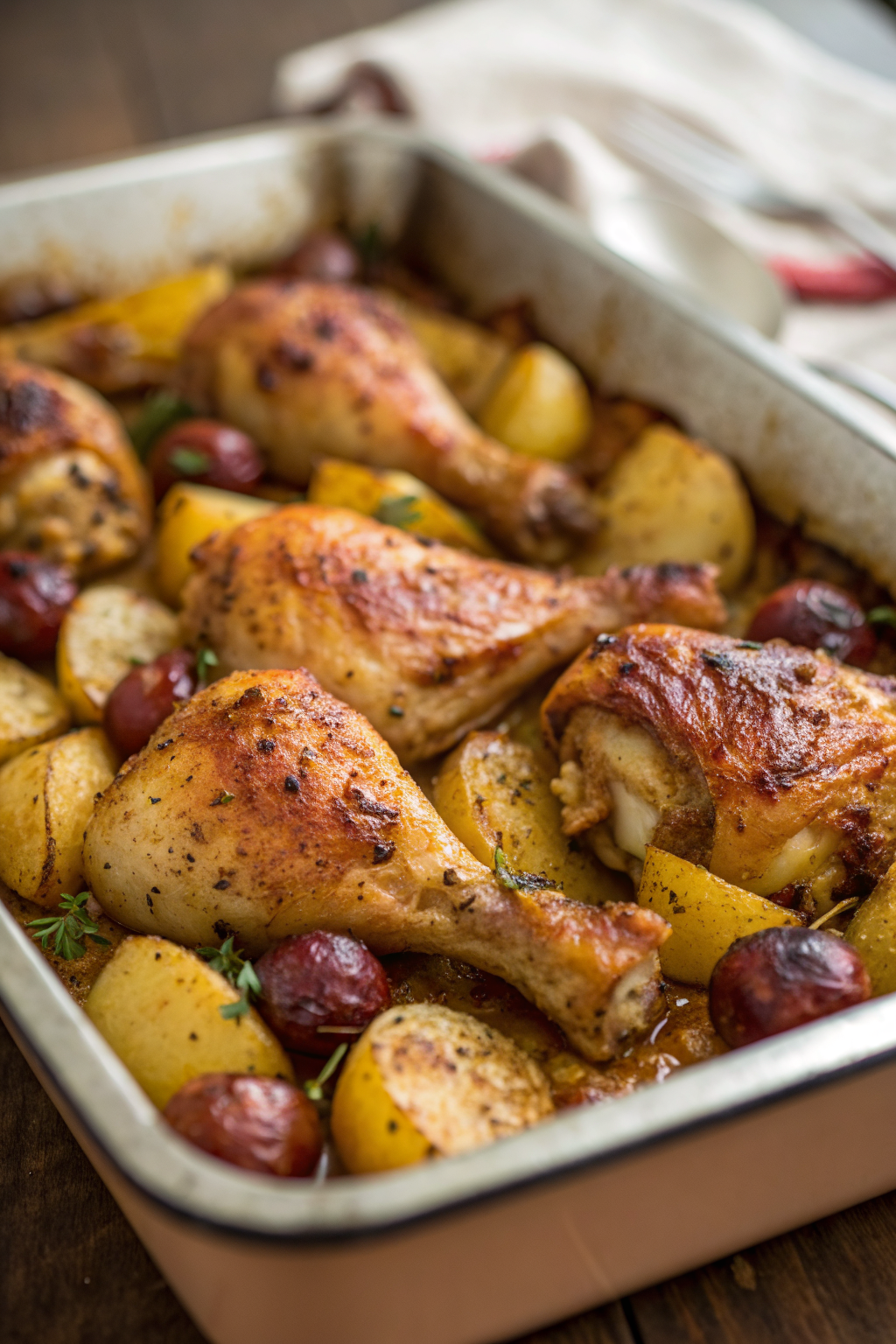 One Pan Chicken and Potatoes Recipe