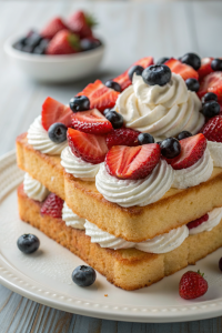 Patriotic Twinkie No Bake Cake Recipe