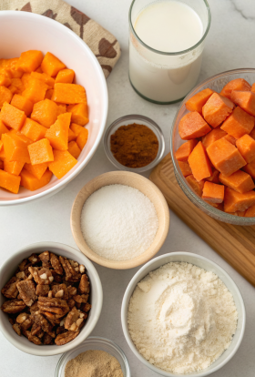 Pumpkin Dump Cake with Sweetened Condensed Milk