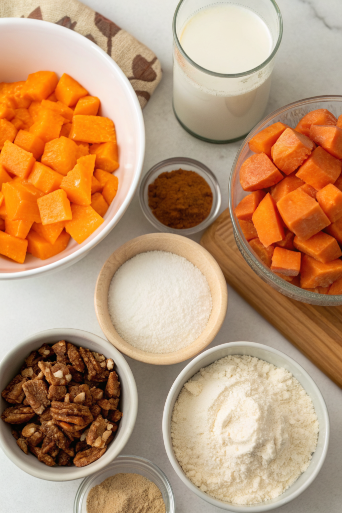 Pumpkin Dump Cake with Sweetened Condensed Milk