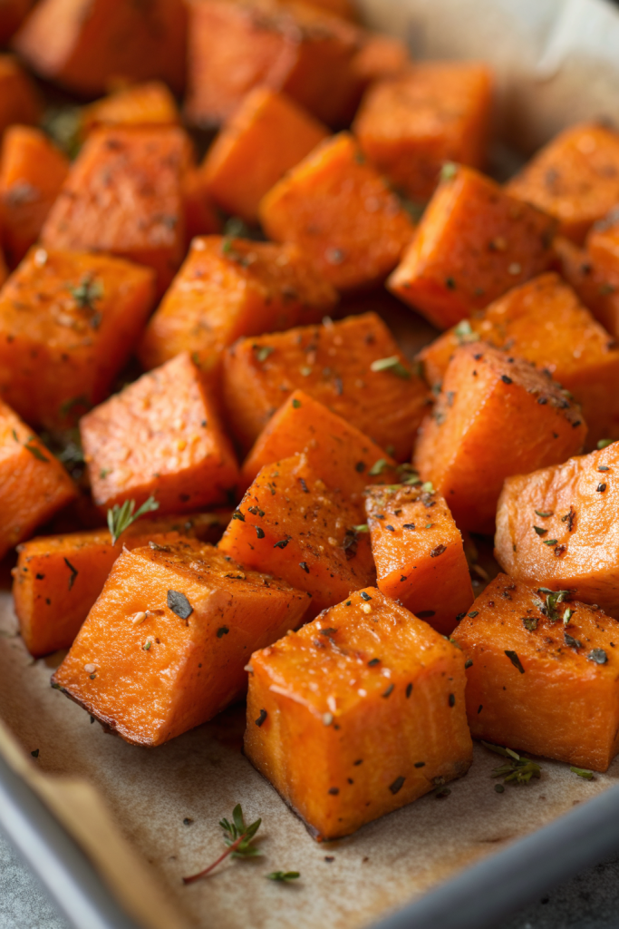Roasted Sweet Potatoes with Cinnamon & Honey Recipe