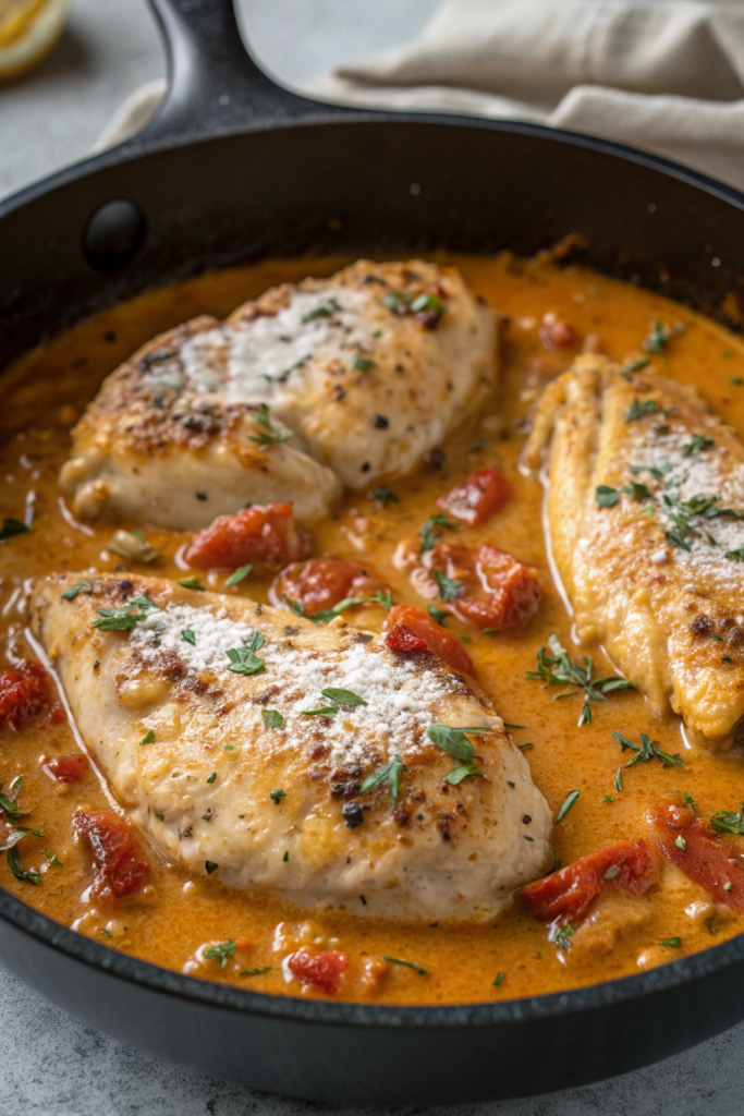 Skillet Tuscan Chicken Recipe