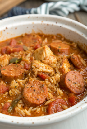 Slow Cooker Chicken Jambalaya Recipe