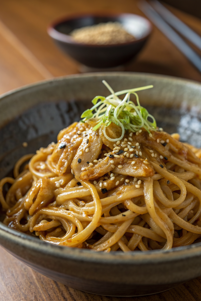 Soy sauce udon Recipe
