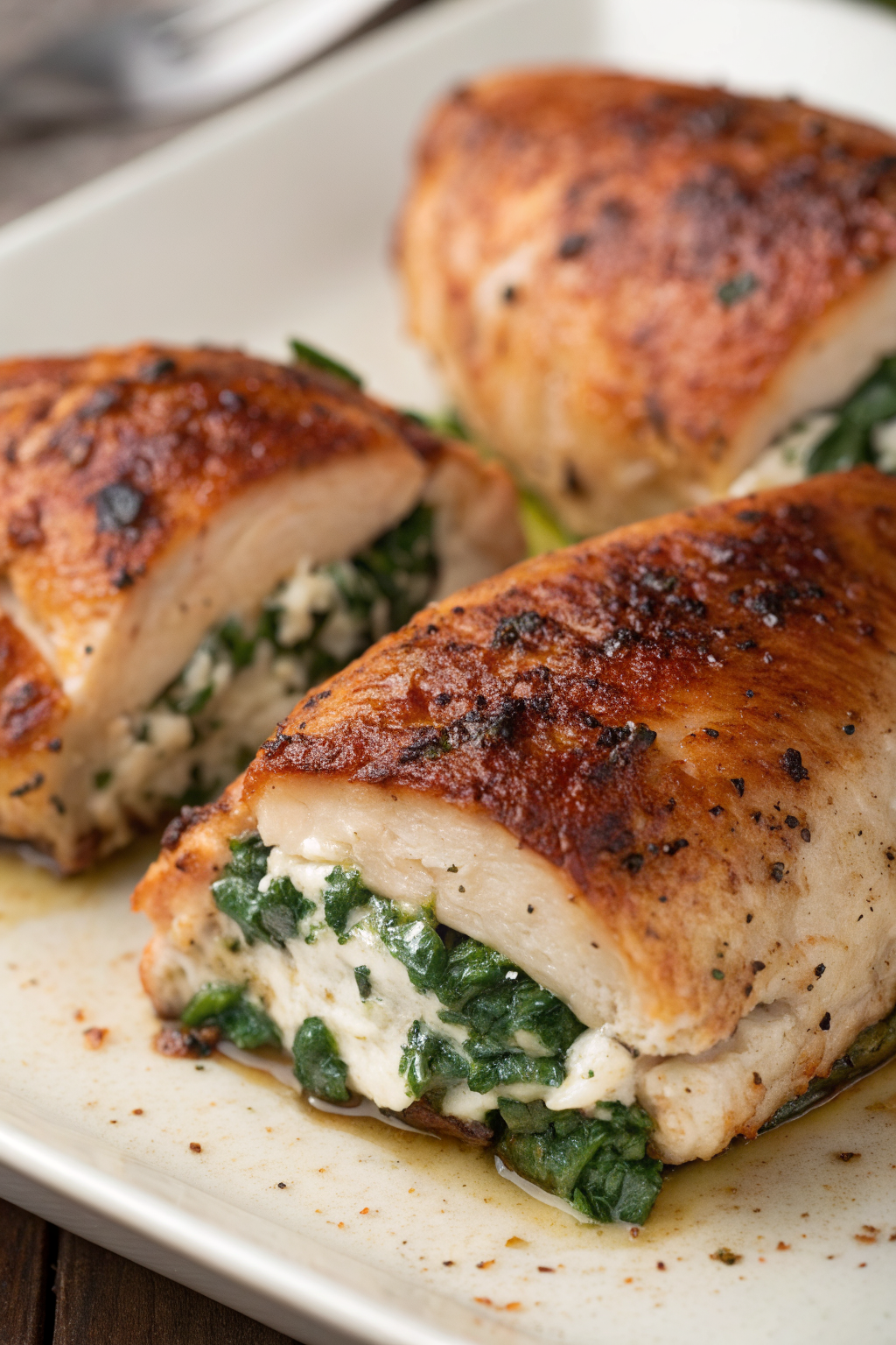 Spinach Feta Stuffed Chicken Recipe