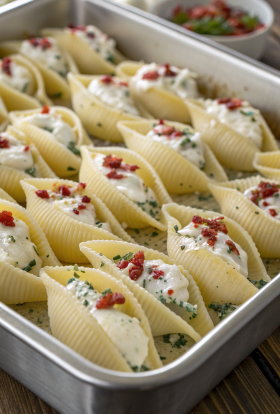 Stuffed Shells With Pumpkin Cream Sauce Recipe